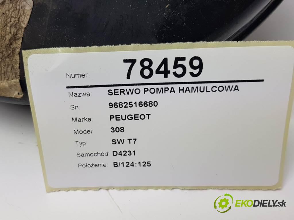 PEUGEOT 308 SW T7 2008 66,20 kw SW T7 1560 Posilovač Pumpa brzdová 9682516680 (Posilňovače bŕzd)
