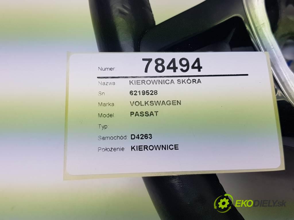 VOLKSWAGEN PASSAT  2015 110kW B8 1968 Volant koža 6219528