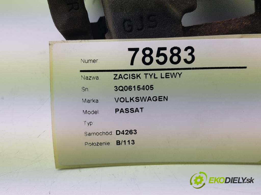 VOLKSWAGEN PASSAT  2015 110kW B8 1968 Brzdič strmeň zad ľavy 3Q0615405 (Ostatné)