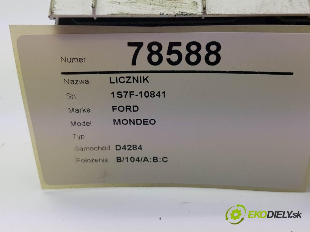 FORD MONDEO  2001 85kW    1998 Prístrojovka 1S7F-10841 (Prístrojové dosky, displeje)