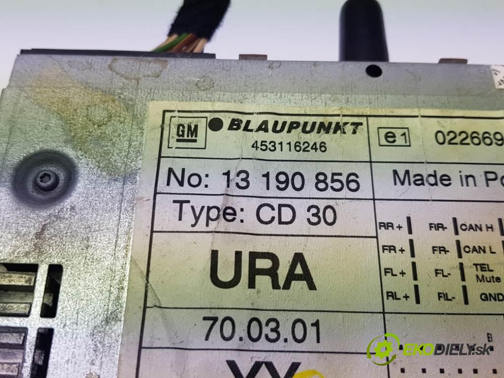 OPEL ASTRA  2006 66kW   1248 RADIO 13190856 (Audio zariadenia)