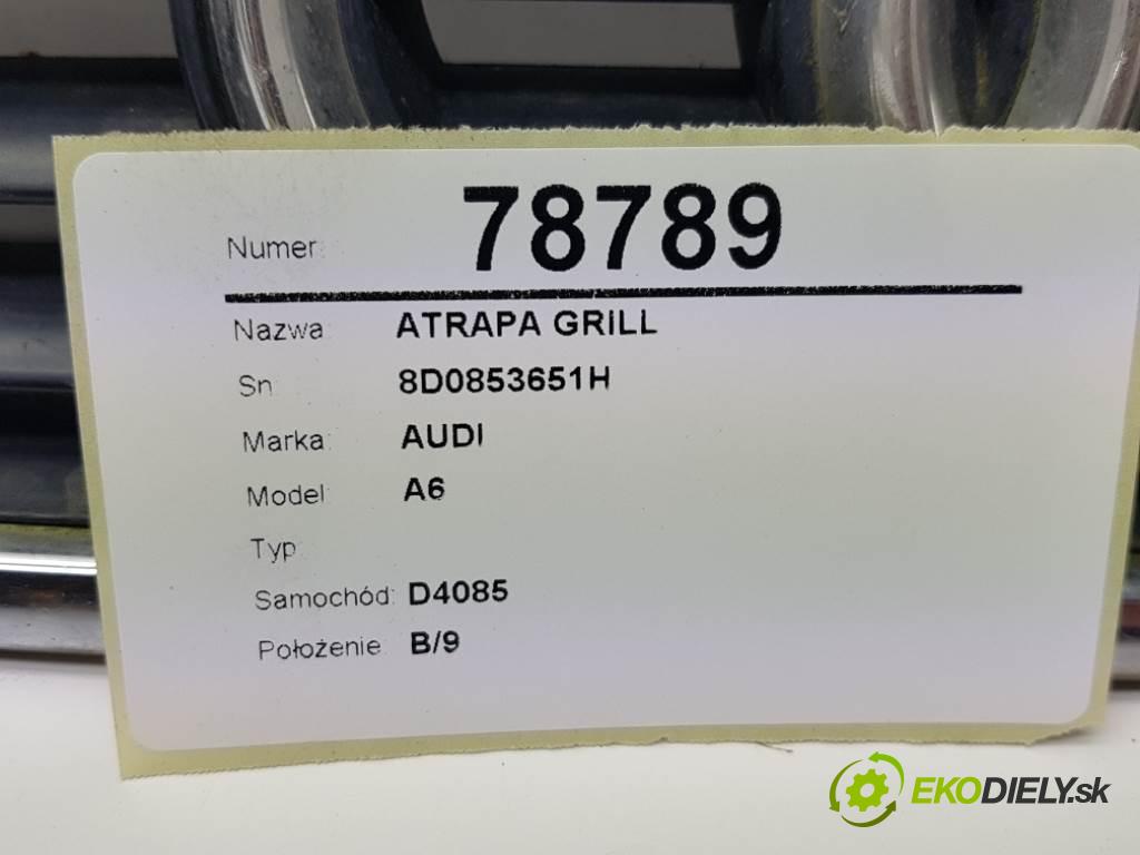 AUDI A6  1998 110kW     2496 mřížka maska 8D0853651H (Mřížky (masky) chladičů)