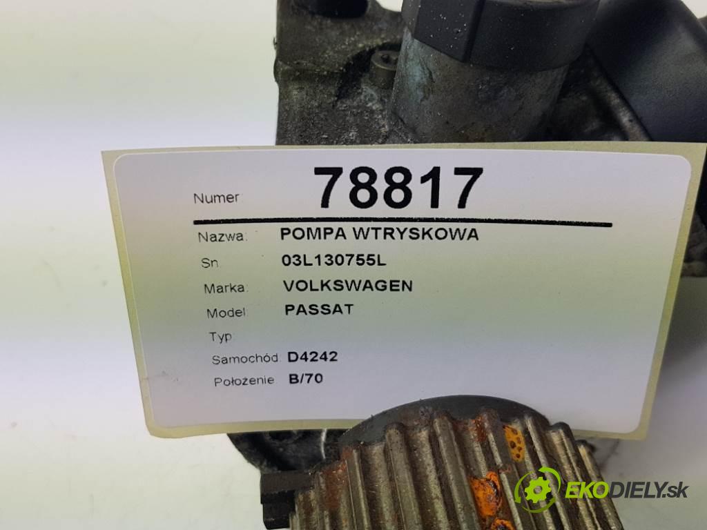 VOLKSWAGEN PASSAT  2013 130kW B7 1968 Pumpa vstrekovacia 03L130755L (Vstrekovacie čerpadlá)