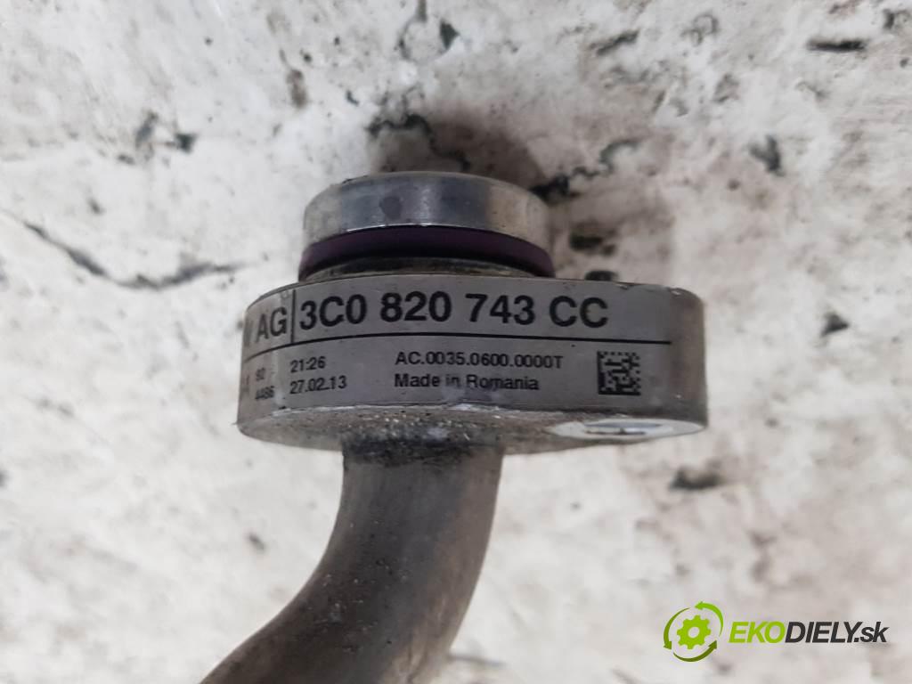 VOLKSWAGEN PASSAT  2013 130kW B7 1968 rúrka klimatizácie  (Rúrky klimatizácie)