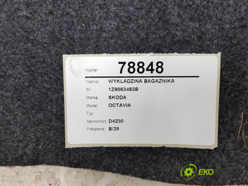 SKODA OCTAVIA  2005 75kW   1595 krytina kufr 1Z9863463B