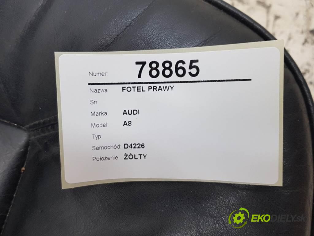 AUDI A8  1999 191kW    3697 Sedadlo pravy   (Sedačky, sedadlá)