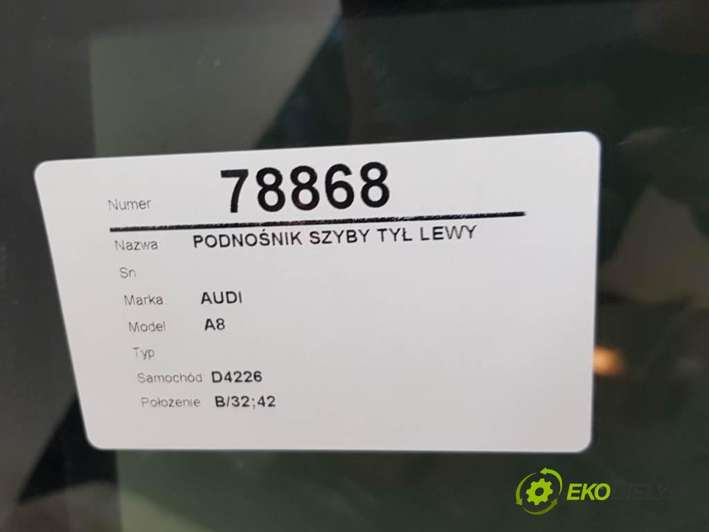 AUDI A8  1999 191kW    3697 mechanismus okna zadní část levý
