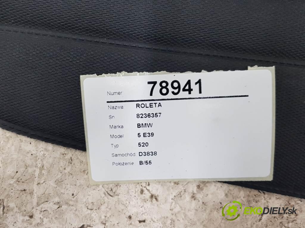 BMW 5 E39 520 1998 110kW 520 1991 Roleta 8236357 (Rolety kufra)