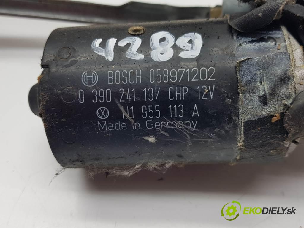 AUDI A3 8L 1998 74kW 8L 1595 Mechanizmus stieračov predný 0390241137 4PIN (Motorčeky stieračov predné)