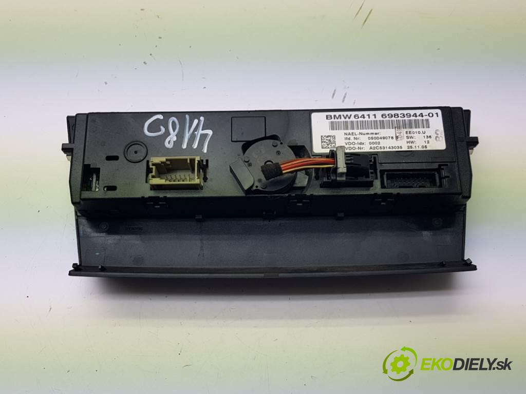 BMW E91  2005 120kW    1995 Panel ovládania kúrenia 6411698394401 (Prepínače, spínače, tlačidlá a ovládače kúrenia)