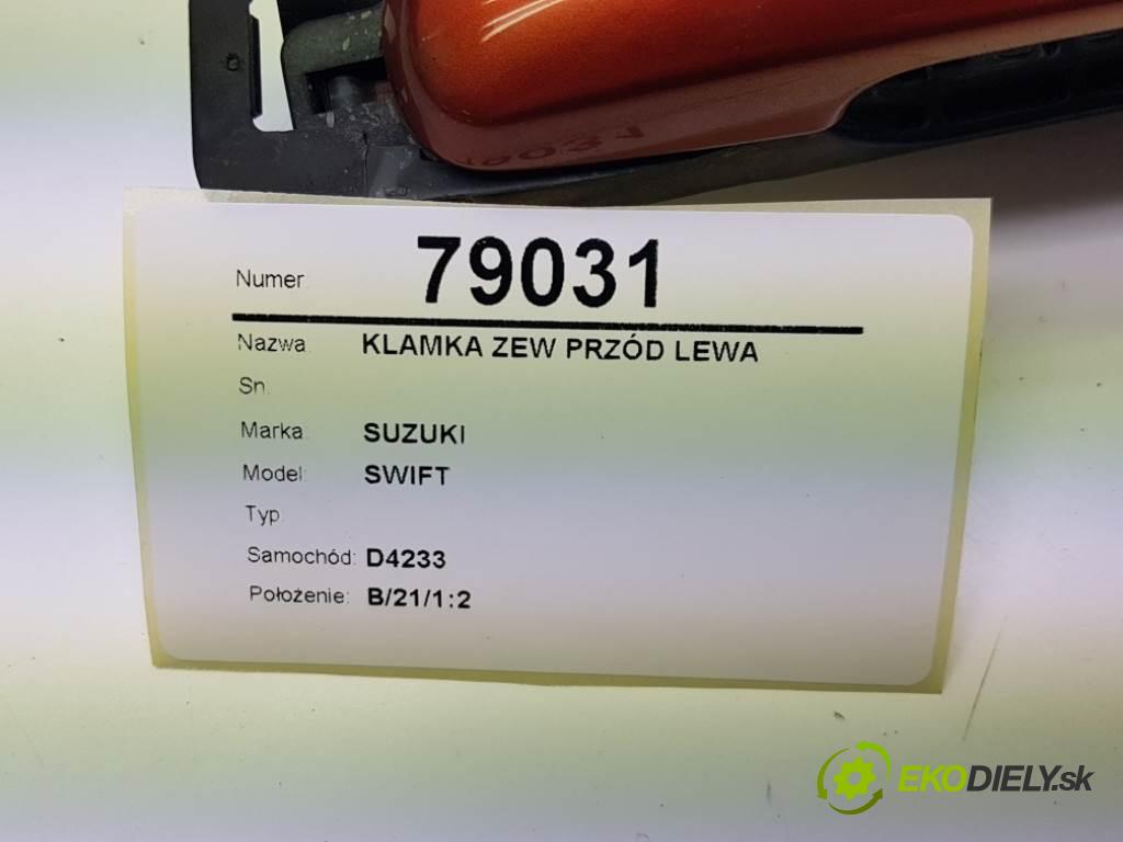 SUZUKI SWIFT  2008 67kW    1328 Kľučka vonkajšia predný ľavá strana