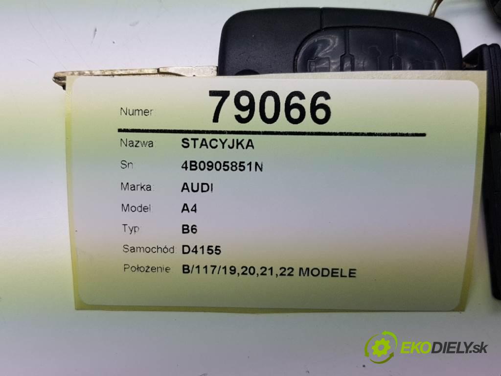 AUDI A4 B6 2004 96kW B6 1896 spinačka 4B0905851N (Spínacie skrinky a kľúče)