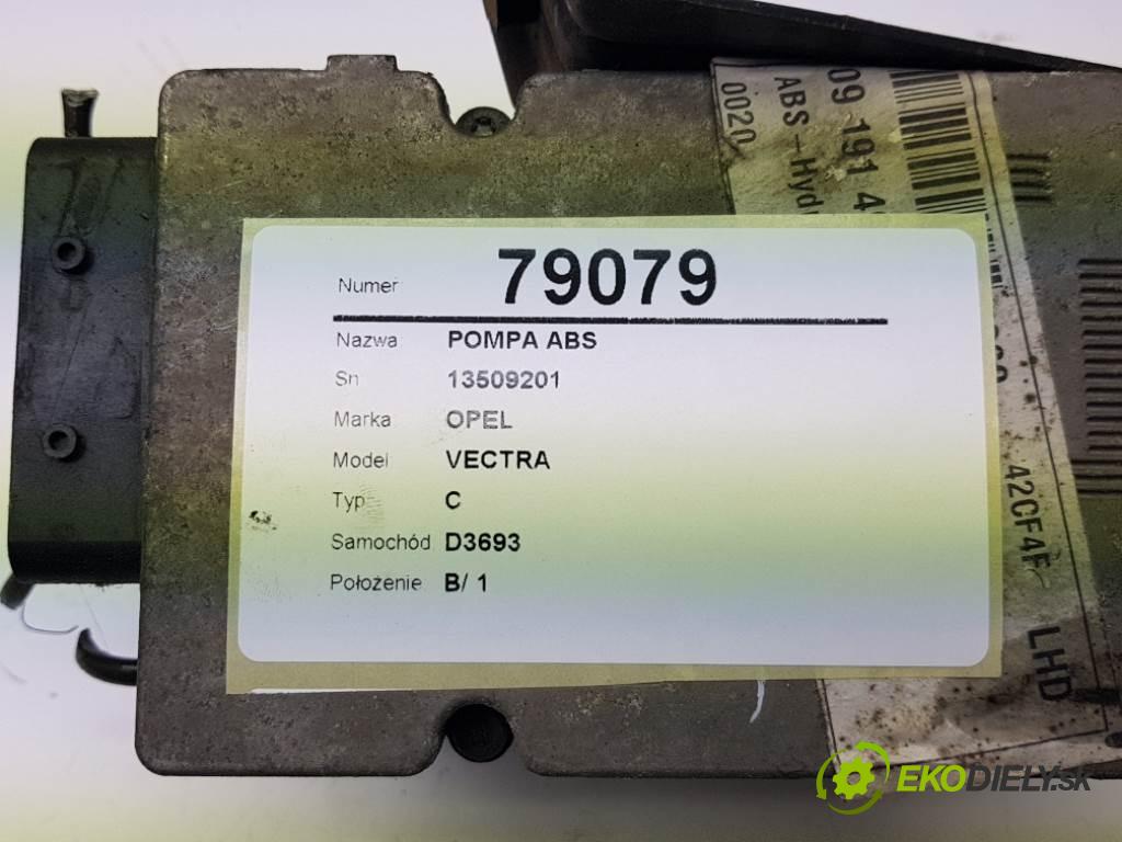 OPEL VECTRA C 2003 92kW C 2172 Pumpa ABS 13509201  (Pumpy ABS)