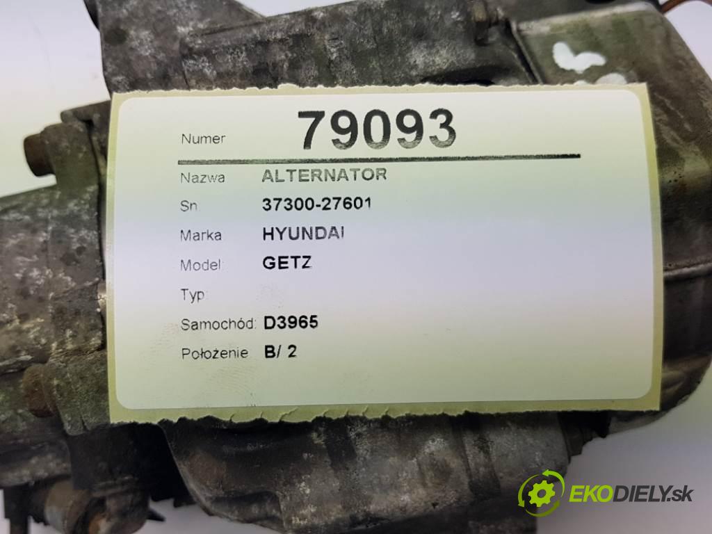 HYUNDAI  GETZ  2004 60kW    1493 Alternátor 37300-27601 (Alternátory)