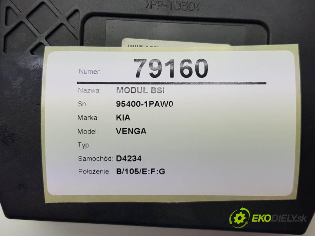 KIA VENGA   2016 90 kW    1396 modul BSI 95400-1PAW0 (Pojistkové skříňky)