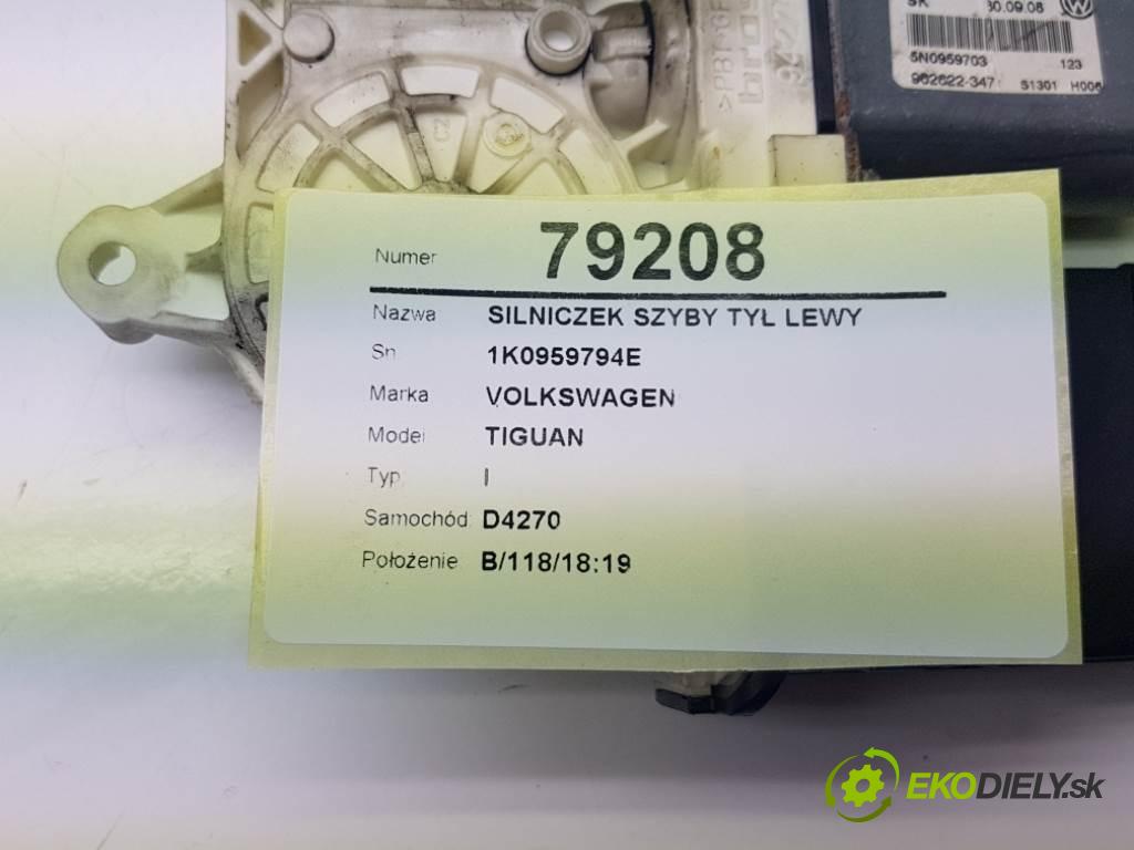 VOLKSWAGEN TIGUAN I 2008 140 kW I 1968 motorek okna zadní část levý 1K0959794E