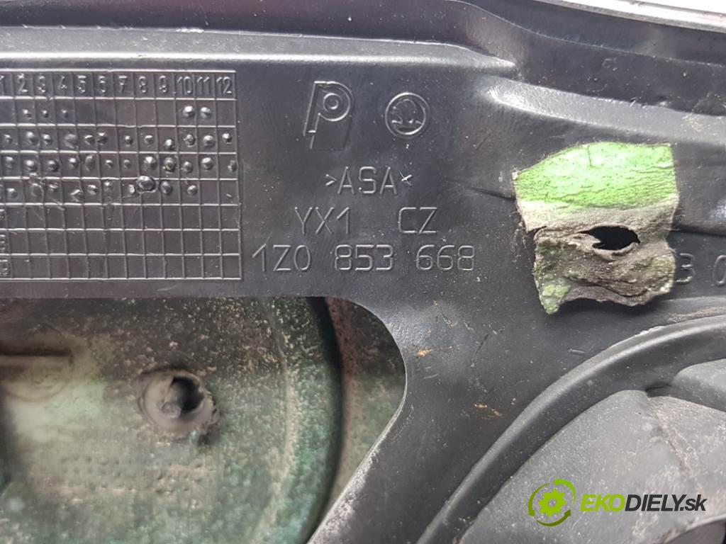 SKODA OCTAVIA II II 2007 77kw II 1896 Mriežka maska 1Z0853668 (Mriežky, masky)