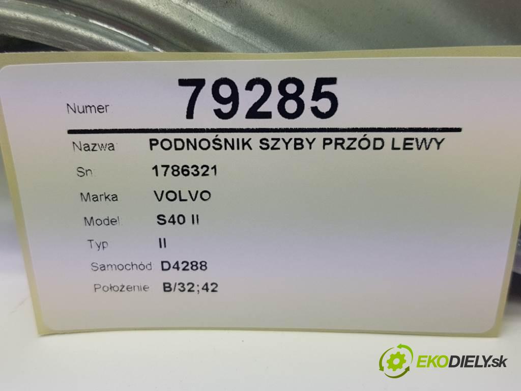 VOLVO S40 II II 2009 80kw II 1560 mechanismus okna přední část levý 1786321