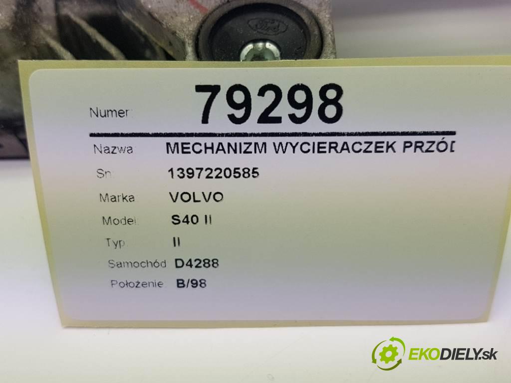VOLVO S40 II II 2009 80kw II  1560 Mechanizmus stieračov predný 1397220585 (Motorčeky stieračov predné)