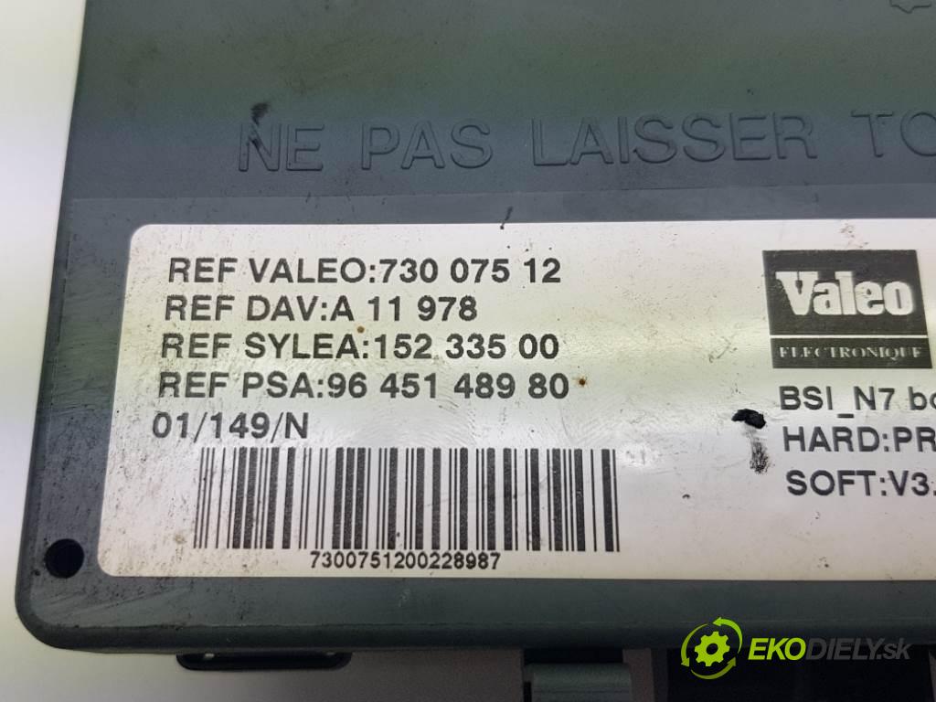 CITROEN XSARA LIFT 2002 80kw LIFT 1586 Modul BSI 9645148980 (Poistkové skrinky)