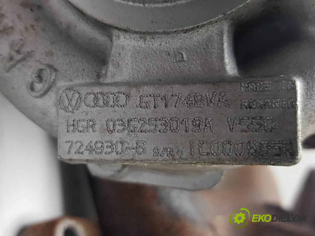 VOLKSWAGEN PASSAT B6 2005 140 kW B6 1968 Turbodúchadlo,turbo 03G253019K (Turbodúchadlá (kompletné))