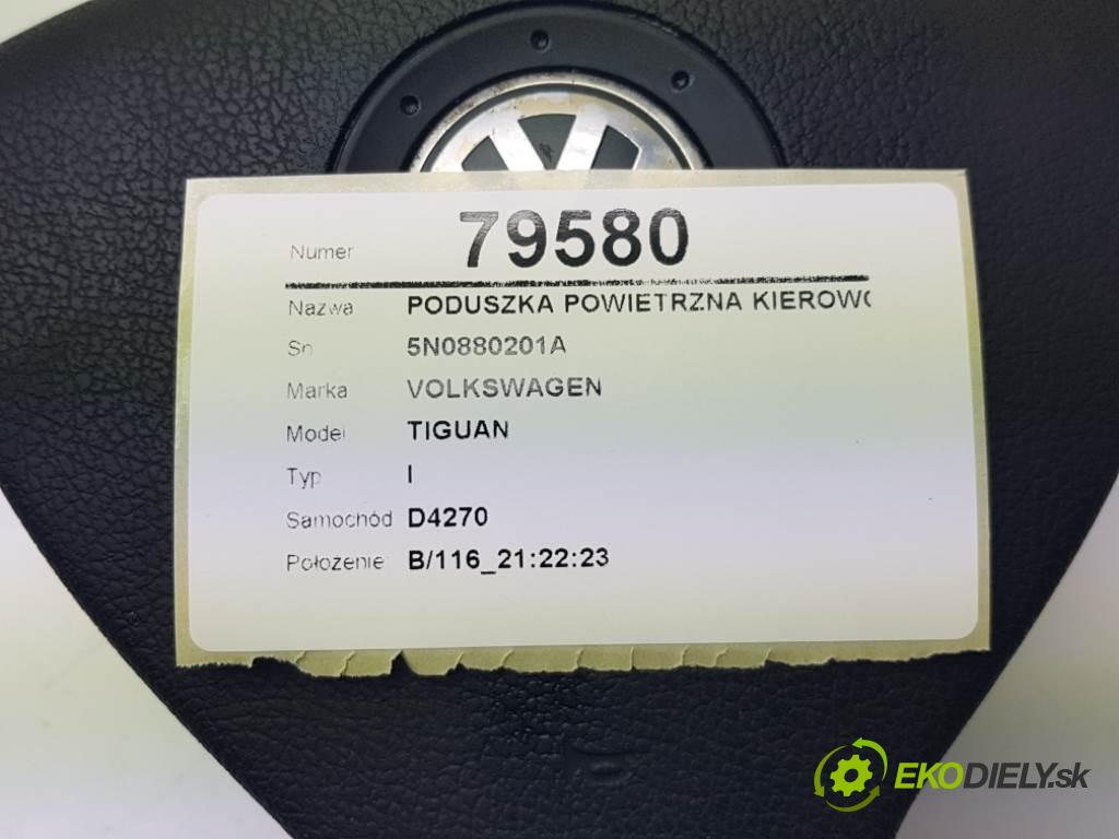 VOLKSWAGEN TIGUAN I 2008 140 kW I 1968 AirBag volantu airbag 5N0880201A
