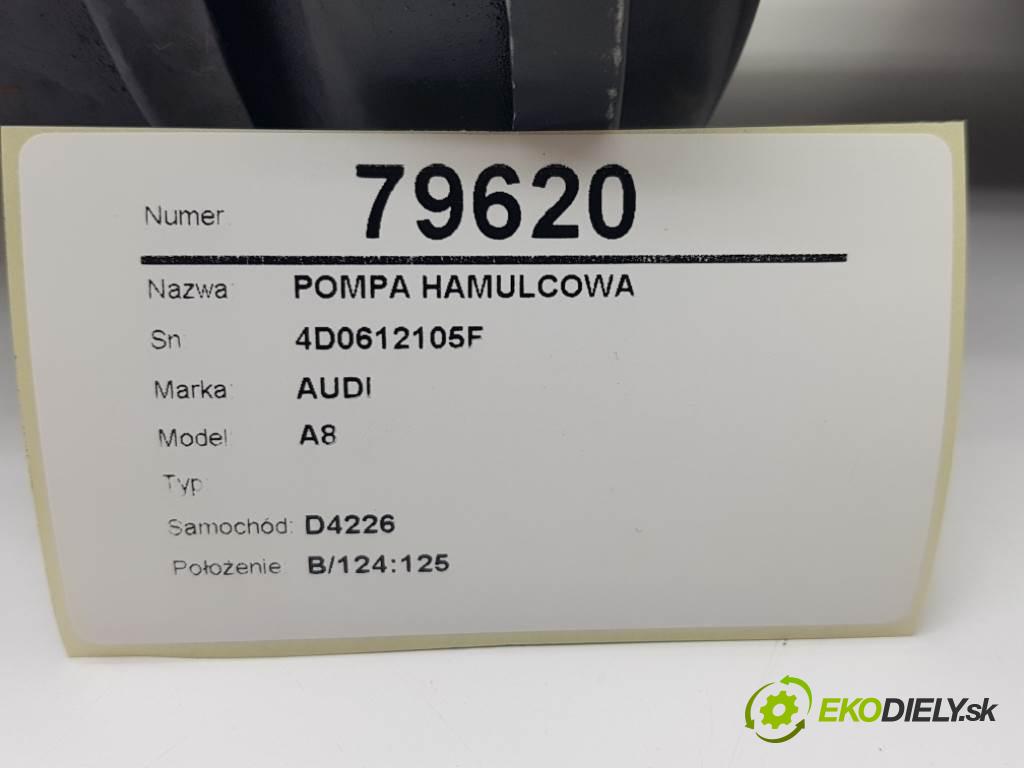 AUDI A8  1999 191kW    3697 pumpa brzdová 4D0612105F (Posilovače brzd)