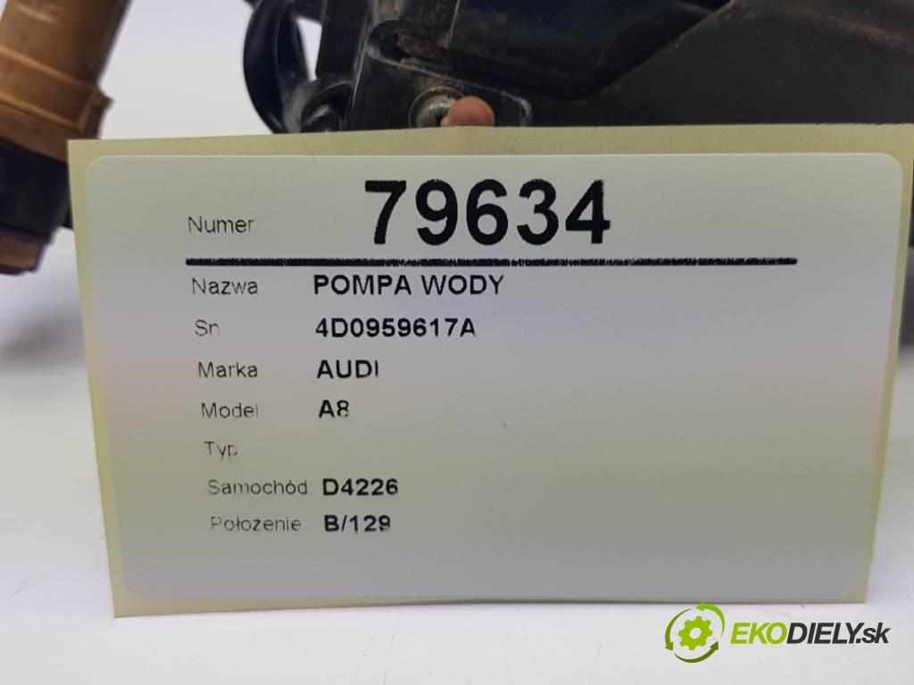 AUDI A8  1999 191kW    3697 pumpa vody 4D0959617A (Vodní pumpy)