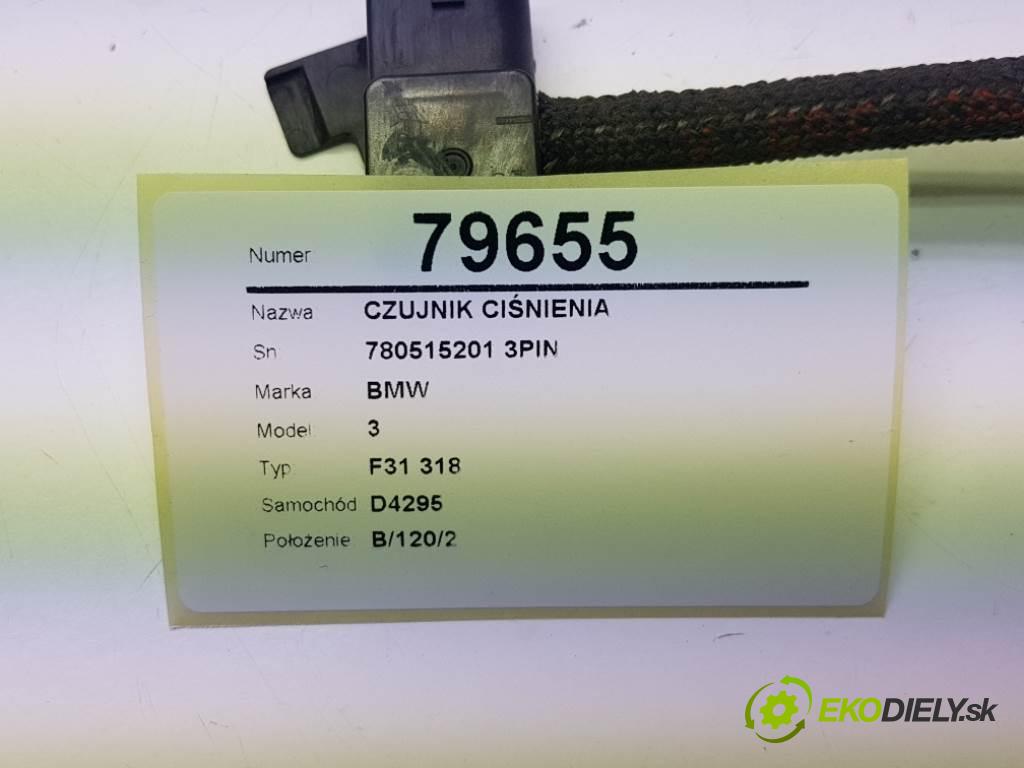 BMW 3 F31 318 2013 105kW F31 318 1995 snímač tlaku 780515201 3PIN (Snímače tlaku)