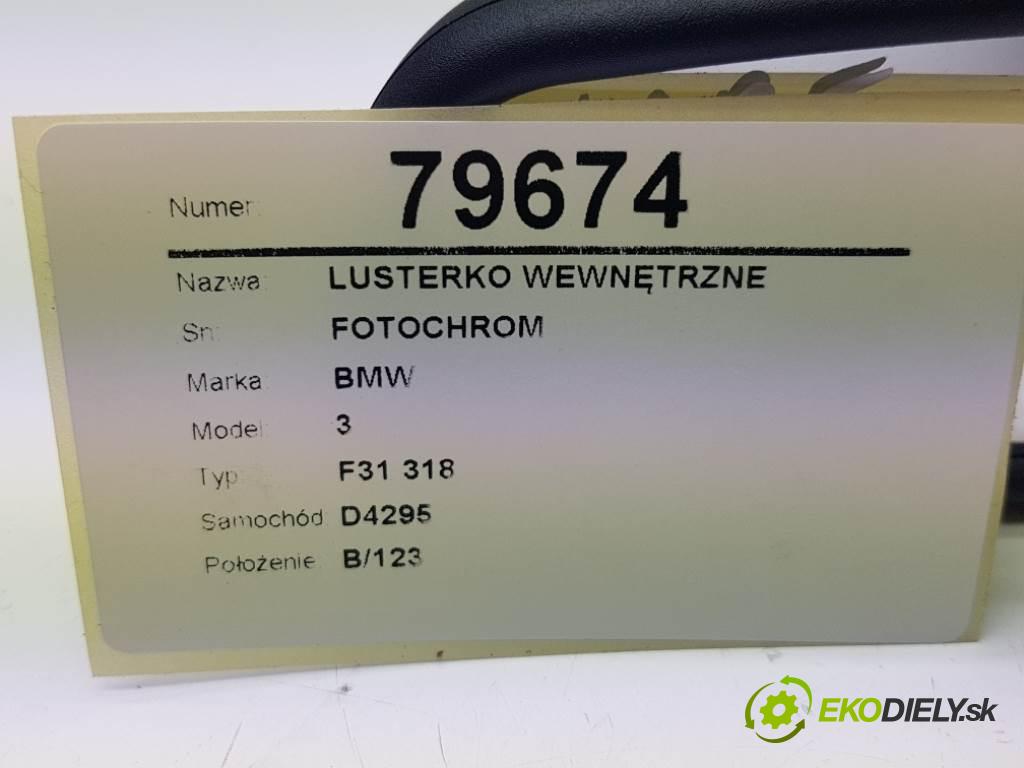 BMW 3 F31 318 2013 105kW F31 318 1995 zpětné zrcátko vnitřní FOTOCHROM (Světla vnitřní)