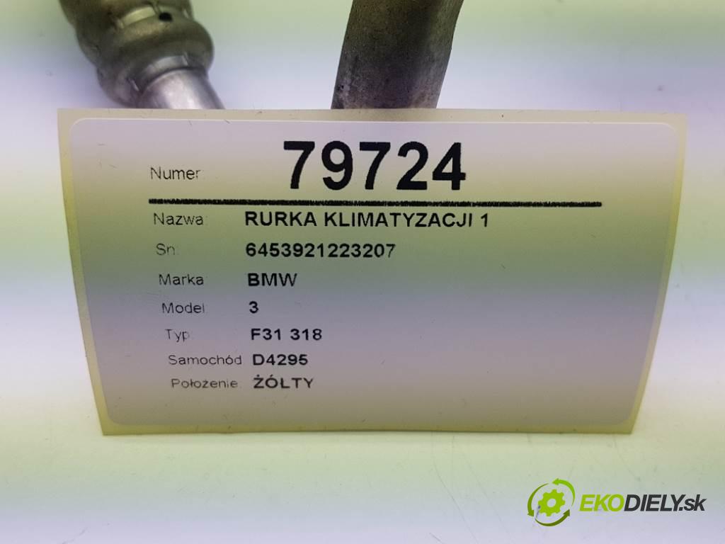 BMW 3 F31 318 2013 105kW F31 318 1995 rúrka klimatizácie 1 6453921223207