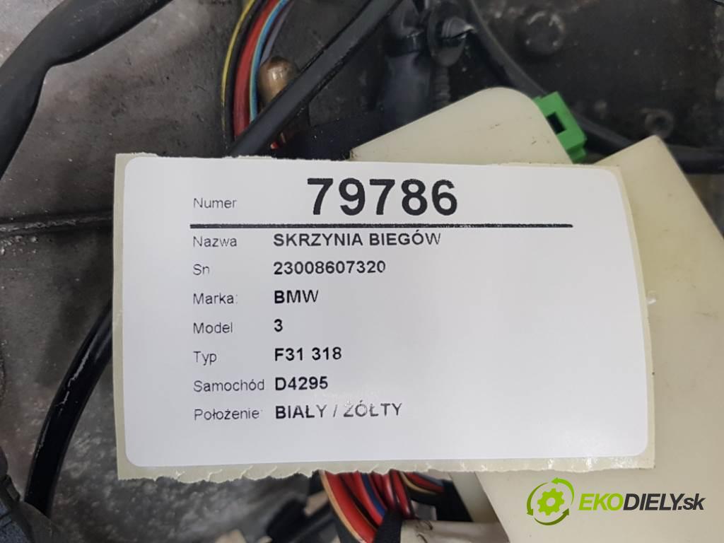 BMW 3 F31 318 2013 105kW F31 318 1995 Prevodovka 23008607320 (Prevodovky)