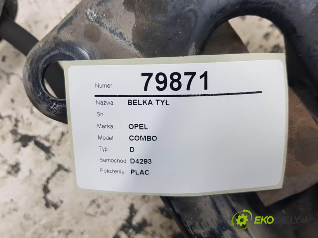 OPEL COMBO D 2016 70 kW D 1248 výztuha zadní část
