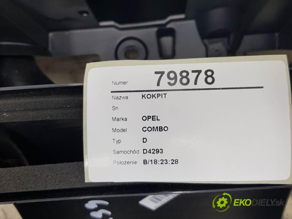 OPEL COMBO D 2016 70 kW D 1248 Palubná doska  (Palubné dosky)