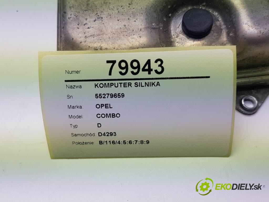 OPEL COMBO D 2016 70 kW D 1248 riadiaca jednotka Motor 55279659 (Riadiace jednotky)