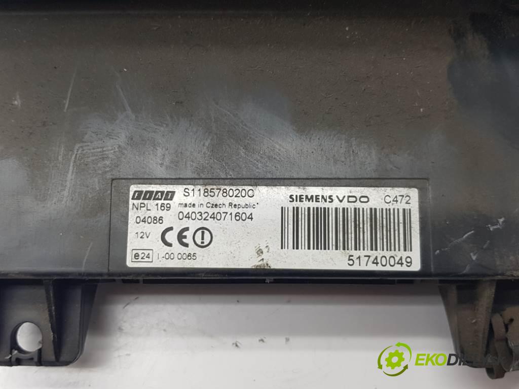 FIAT PANDA II 2004 40kW II 1108 modul BSI S118578020C (Pojistkové skříňky)