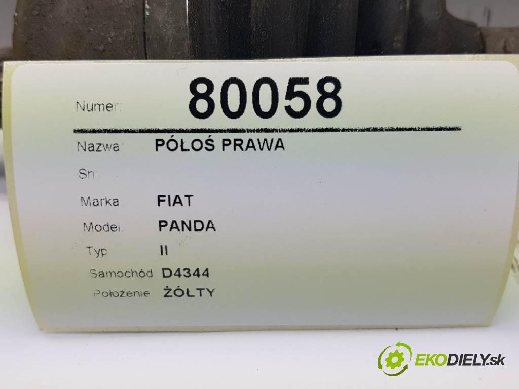 FIAT PANDA II 2004 40kW II 1108 Poloos pravá  (Poloosy)