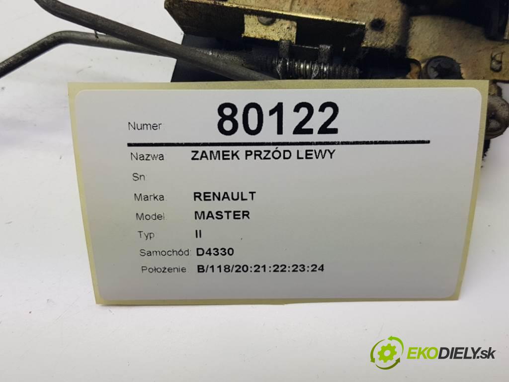 RENAULT MASTER  II 1998 73kW II 2493 zámok přední část levý