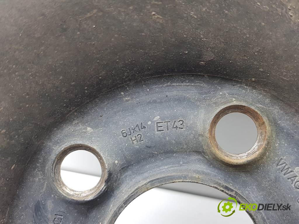 VOLKSWAGEN POLO 9N 2003 47kW 9N 1198 disk OCEL: 6JX14H2 ET43 5X100 6Q0601027A