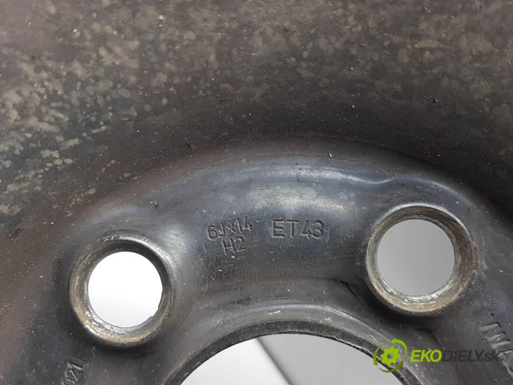 VOLKSWAGEN POLO 9N 2003 47kW 9N 1198 disk (OCEL 6JX14H2 ET43 5X100 6Q0601027A