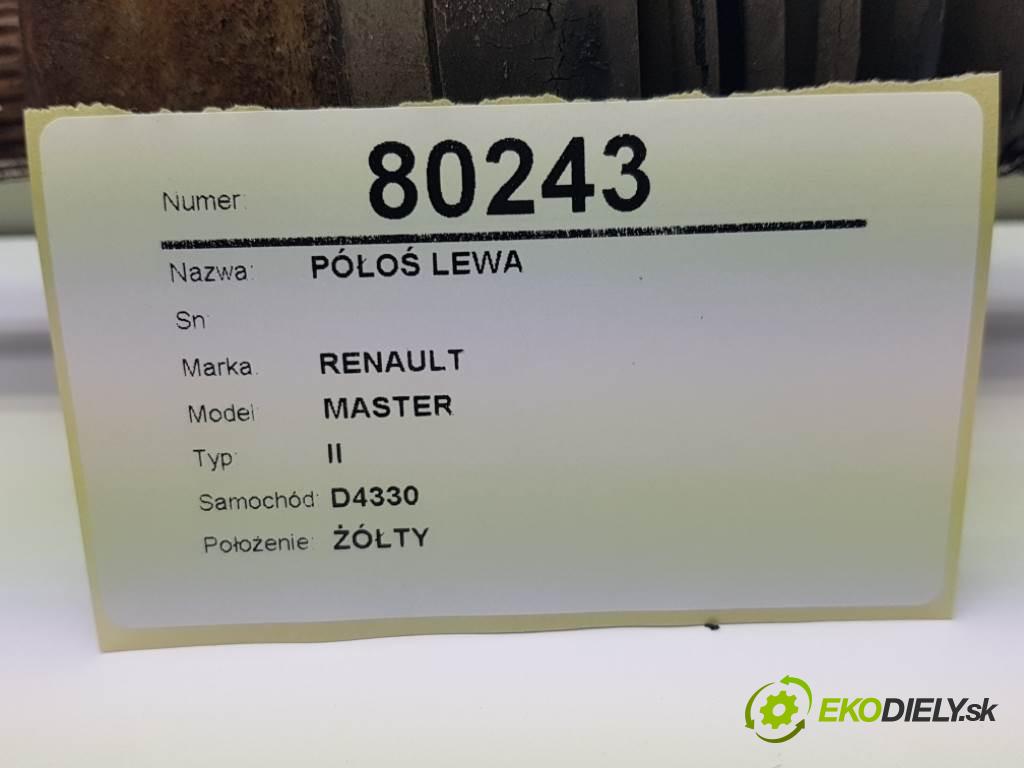 RENAULT MASTER  II 1998 73kW II 2493 Poloos ľavá strana  (Poloosy)
