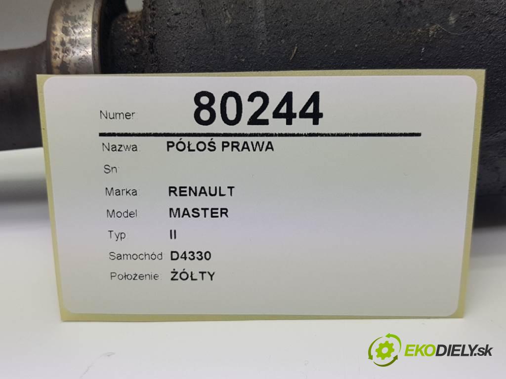 RENAULT MASTER  II 1998 73kW II 2493 Poloos pravá  (Poloosy)