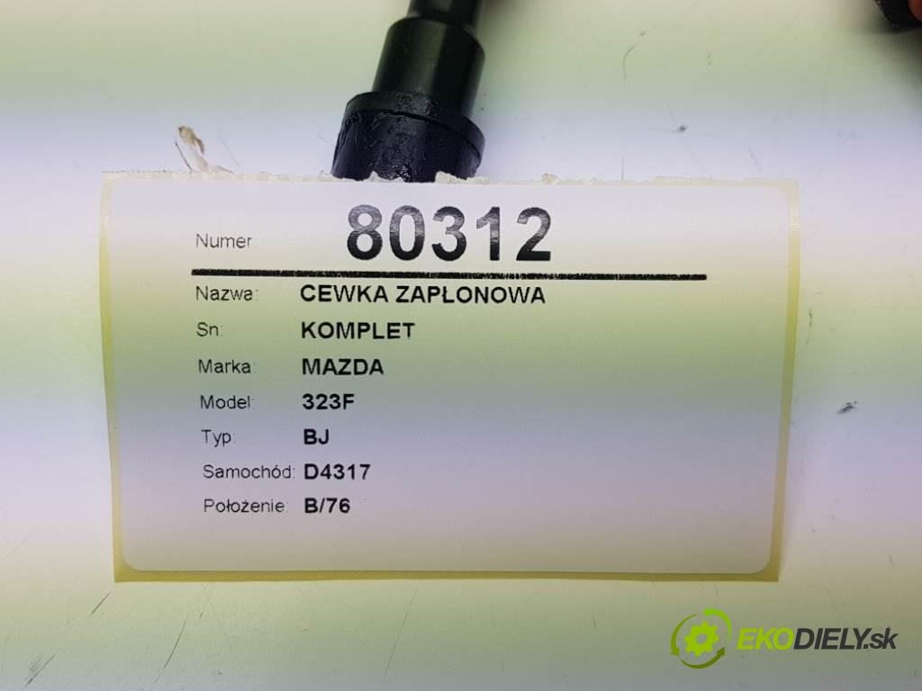 MAZDA 323F BJ 2003 10 kW BJ 1000 Cievka zapaľovacia KOMPLET  (Zapaľovacie cievky, moduly)
