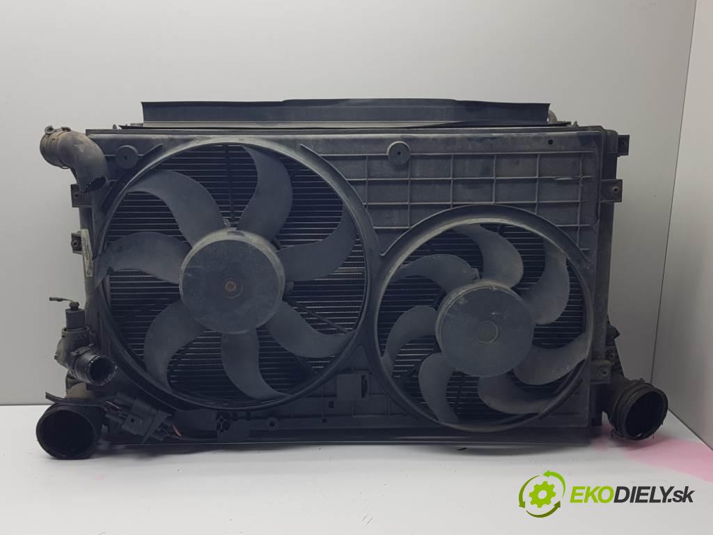VOLKSWAGEN PASSAT B6 2006 77kW B6 1896 Chladič vody KOMPLET  (Chladiče vody)