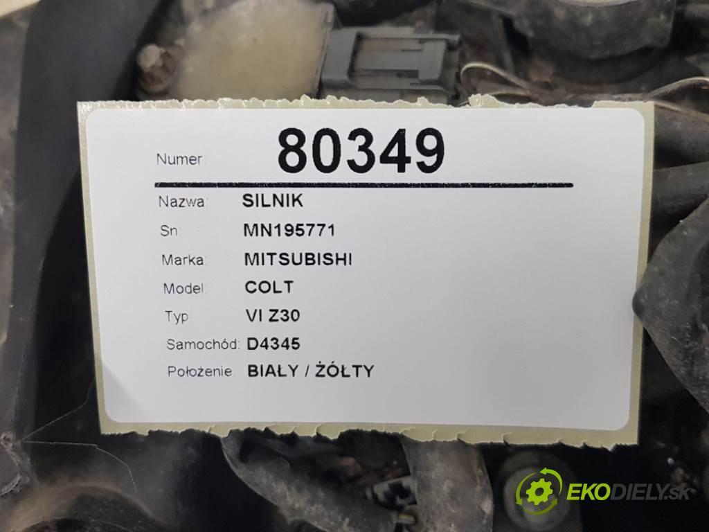 MITSUBISHI COLT VI Z30 2006 70 kW VI Z30 1332 Motor MN195771 (Motory (kompletné))
