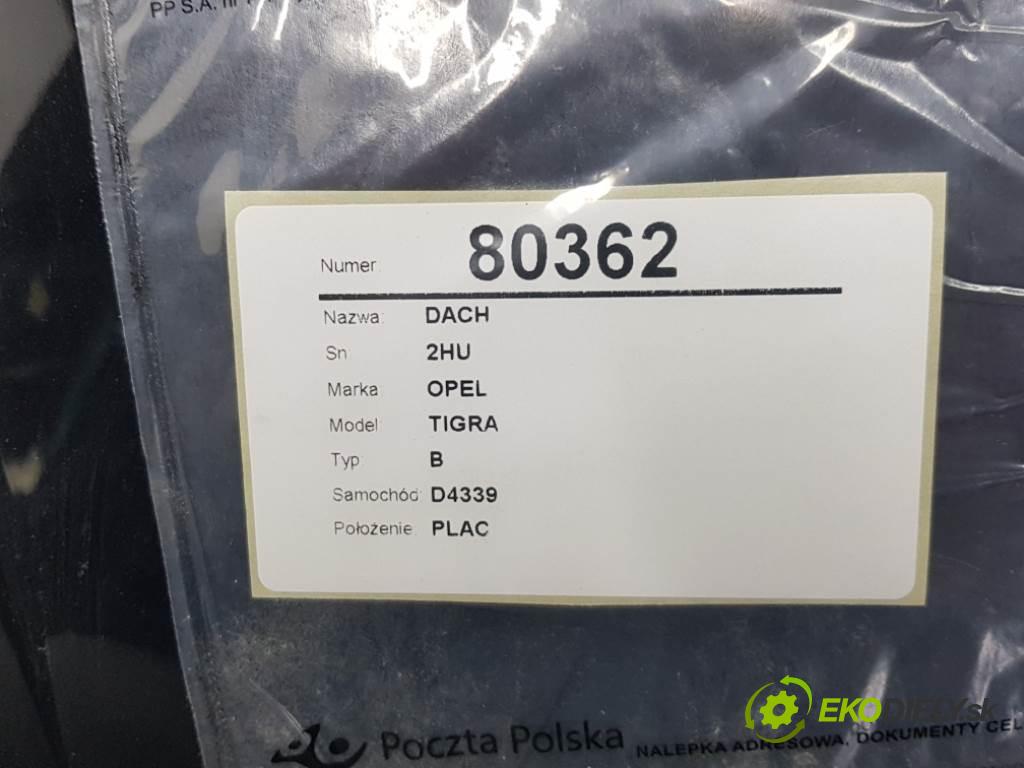 OPEL TIGRA B 2005 90 kW B 1354 střecha 2HU