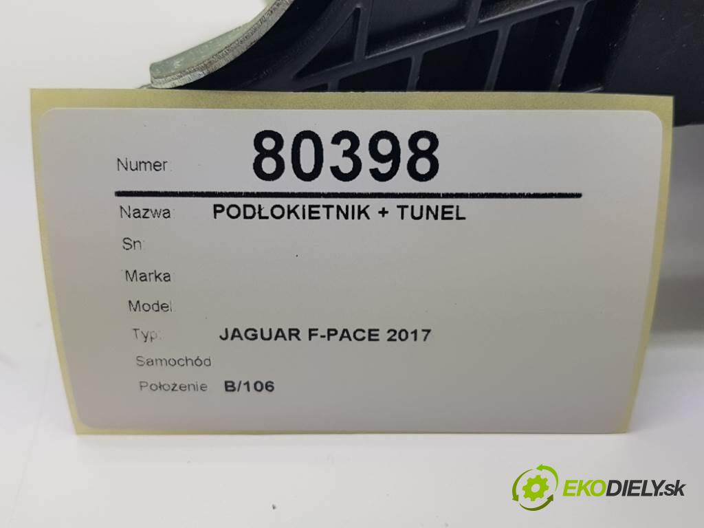 JAGUAR F-PACE 2017   Lakťová opierka + Tunel