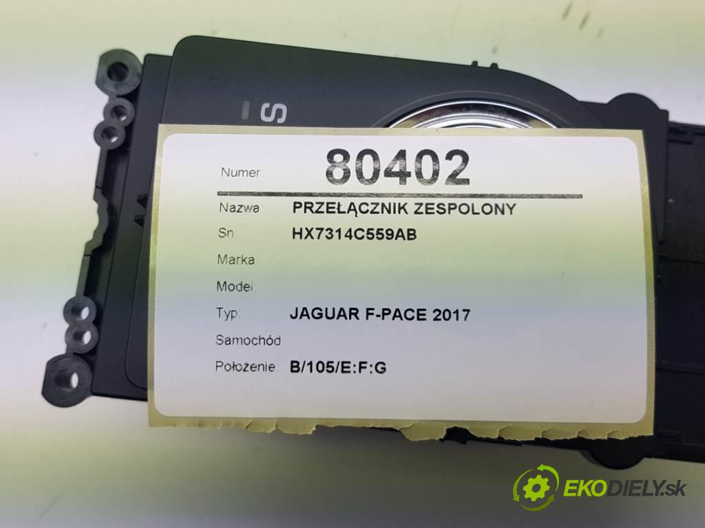 JAGUAR F-PACE 2017   Prepínač kombinovaný HX7314C559AB (Prepínače, spínače, tlačidlá a ovládače kúrenia)