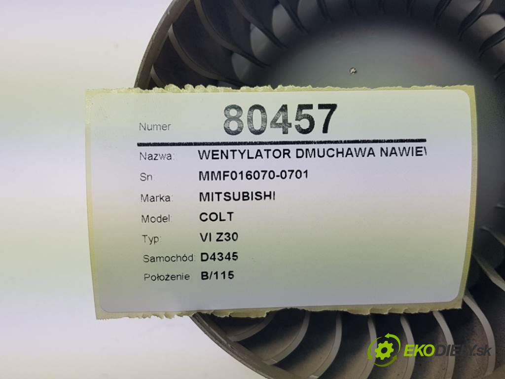 MITSUBISHI COLT VI Z30 2006 70 kW VI Z30 1332 Ventilátor ventilátor kúrenia MMF016070-0701 (Ventilátory kúrenia)