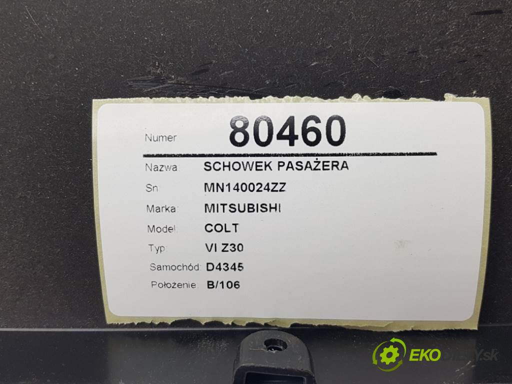 MITSUBISHI COLT VI Z30 2006 70 kW VI Z30 1332 Priehradka, kastlík spolujazdca MN140024ZZ (Priehradky, kastlíky)
